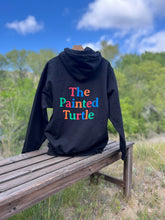 Load image into Gallery viewer, Black Zip-Up Hoodie Sweatshirt
